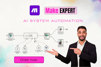 make com automation, task make com automation, workflow make com expert