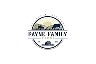 make classic fresh new age logo for payne family farms