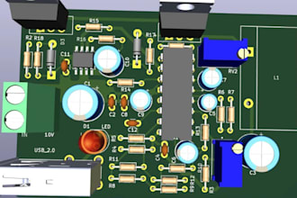 design professional circuit, pcb layout and embedded systems using kicad, eagle