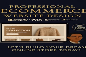 build shopify ecwid godaddy website design bigcommerce wix store