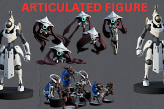 sculpt 3d articulated model historical accessories props stl file mini figure