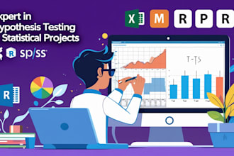 do all statistical data analysis using excel, minitab, spss and r studio