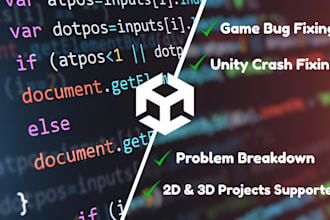 fix bugs, errors or crashes in your unity game