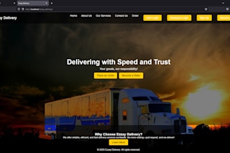 design and develop a functional business or personal website