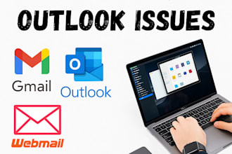 configure and fix any outlook or webmail issues