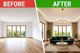 transform rooms with stunning virtual staging and renovation