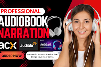 bring your story to life with captivating audiobook narration and pro editing