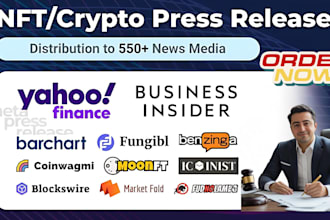 do crypto press release writing and distribution, crypto pr distribution, crypto