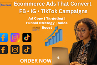 boost ecommerce sales with highconverting facebook instagram tiktok ad campaigns