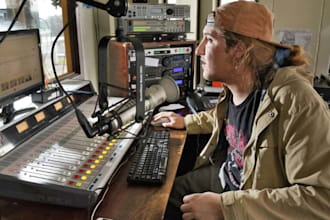 play your spotify soundcloud track on most listened 1k US college radio stations