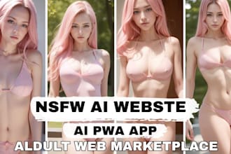 develop nsfw ai website, ai pwa aps, ai nfts marketplace, product configurator