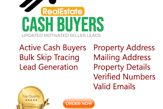 premium US cash buyer list for real estate investors