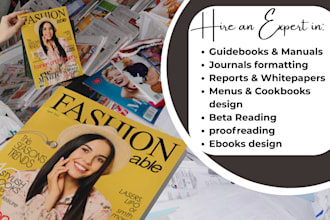 proofread , redesign, redesign your document, ebook, novel, report, flipbook