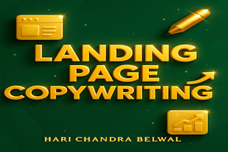 write a high converting landing page for your product or service