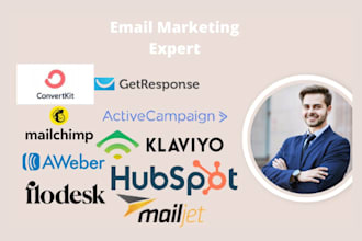 setup campaigns on flodesk klaviyo convertkit mailchimp to shopify squarespace