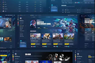 develop a professional tournament and esport website