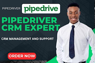 setup pipedrive CRM, ai automation workflow as CRM expert consultant