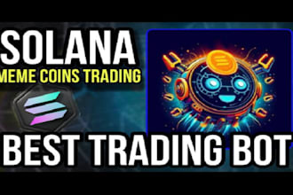 develop solana volume bot, solana memecoin bot, solana market maker bot