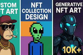 create unique nft art, characters, or a full nft collection