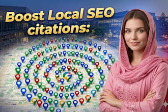 do 80,000 google map citations and local SEO
