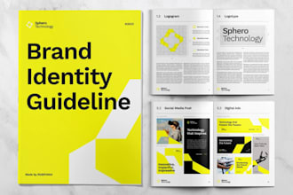 design a custom brand book, logo, and style guide to define your visual identity