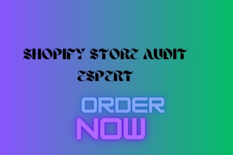 audit your shopify store to get convertion
