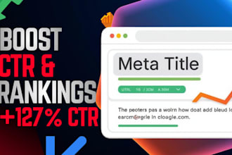 create SEO meta titles and descriptions to boost CTR and rankings