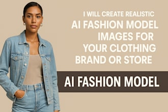create realistic ai fashion model images for your clothing brand or store