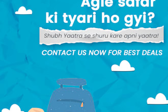 design stunning travel and tourism posters and flyers