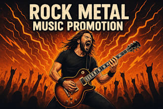do organic USA heavy rock metal music promotion to top active playlist curators