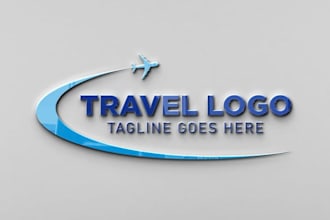 design a modern and professional airline or aviation logo