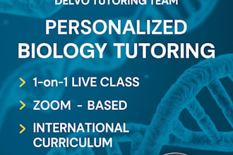 teach biology online with real understanding visuals and global class support