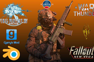 edit, create or port mods for gmod, skyrim, fallout4, ffxiv, starfield mods