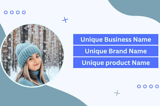 generate innovative business names, brand names, and product names