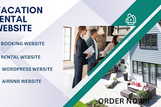 design vacation rental, lodgify, airbnb, and short term rental website booking