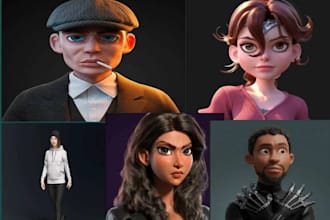 3d character modelling 3d metahuman game character for nft metaverse daz3d ue5