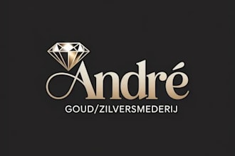 create attractive luxurious jewelry logo for your business