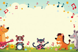 create unique a birthday, kids song with custom lyrics