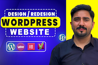 design or redesign a professional wordpress website