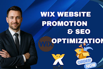 do wix speed up, wix website promotion and full responsive SEO, wix on page