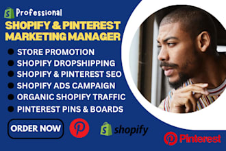 do pinterest pin design ads campaign management organic growth shopify marketing