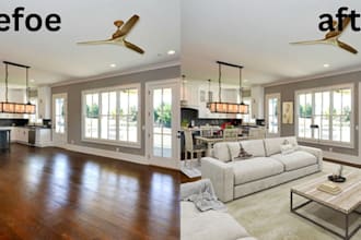 do virtual staging and virtual renovation for your real estate photos