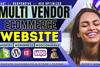 create wordpress woo commerce multi vendor website