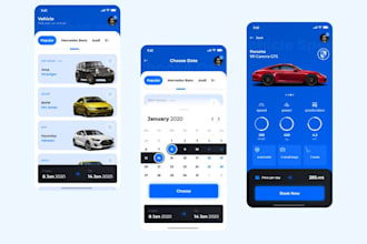 code car rental app, flight booking app, taxi book app