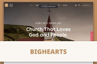 build or redesign church website ministry website