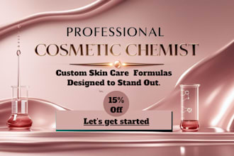 be chemist of cosmetics and skin care formulation