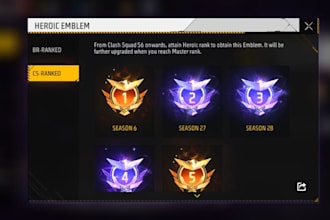 push your rank in free fire cs
