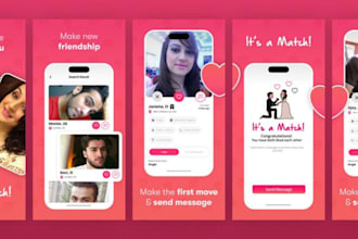 develop fantastic dating app with swipe, using flutter for android and IOS