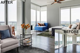 do 3d virtual staging home renovation, home décor, bedroom, kitchen, living room
