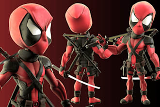 model a 3d character